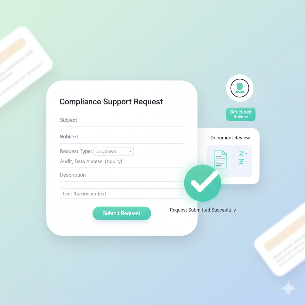 Regulatory review contact visual